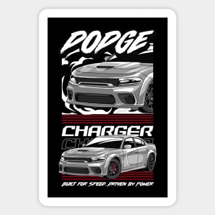 American Charger SRT Hellcat Car Magnet